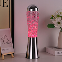 Liquide coulant RVB Créer une ambiance vibrante Découvrez la beauté du liquide RVB Lampe de nuit RVB Flow avec abat-jour de glace
