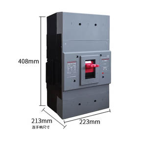 Delixi 1250A 1000A CDM3S-1600F/3300 1600A สามเฟส3P ตัดวงจรด้วยวัสดุพลาสติกทองแดงป้องกันการประยุกต์ใช้ MCB - Product Image 1