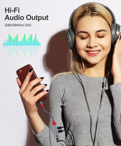 Bộ chuyển đổi tai nghe sarafox K13 Type-<span class=keywords><strong>C</strong></span> sang 3.5mm sạ<span class=keywords><strong>c</strong></span> nhanh 2in1 pd60w Bộ chuyển đổi tai nghe âm thanh AUX 32bit/384kHz cho iPad Samsung - Product Image 6