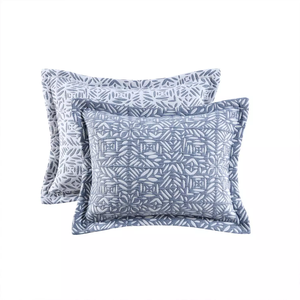 Set di biancheria da letto in cotone 100% stile americano ricamato copriletto di fiori trapuntato <span class=keywords><strong>Matelasse</strong></span> - Product Image 4