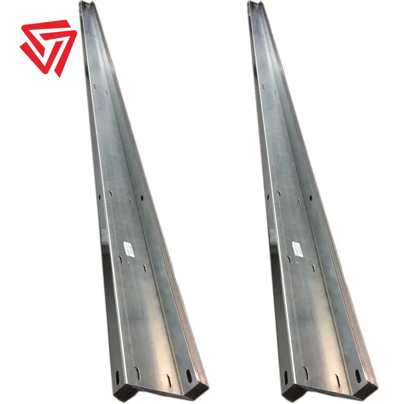 Q235 zinc gutters steel specification building material z shape purlin
