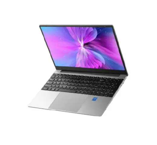 Netbook laptop 15.6 polegadas núcleo M-5Y51, cobertura de metal retroiluminada, teclado, notebook, computador, pc para negócios, escritório
