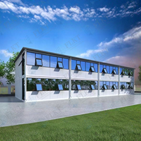 Maison conteneur modulaire préfabriquée ignifuge FLKT en laine de roche, emballée en plat, pour habitation ou bureau