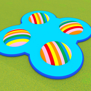 Balles gonflables de saut de couleur personnalisée / Manège nuage rebondissant, aire de jeux commerciale et parc d'attractions, attraction gonflable - Product Image 5