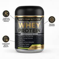 Poudre de protéines de lactosérum, nutrition sportive, complément pour la musculation, pour la récupération après l'entraînement, OEM, étiquette privée, vente en gros