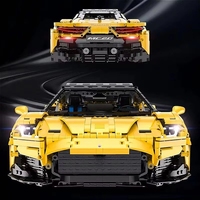 93510 2025 1:8 MOC City Famous Sports Car Model DIY Assembly Bricks Toys for Children Gift 3500pcs Building Blocks Set