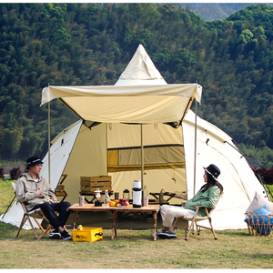 5-8 persona <span class=keywords><strong>Tipi</strong></span> pirámide tienda india impermeable fiesta al aire libre tienda de campaña al aire libre para eventos - Product Image 3