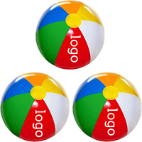 Promotion Werbung Bunt No Minimum Custom Branded mit Logo-Druck Anpassbare PVC aufblasbare Outdoor Beach Ball Favor