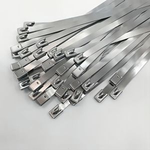 非コーティングステンレス鋼ストラップタイ6.4mm厚0.5-0.76mm工業用 - Product Image 4