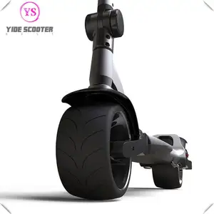 Yeni disk fren elektrikli scooter 500W/1000W güçlü yağ lastik geniş tekerlek maksimum destek çift Motor Kick bisiklet scooter kadınlar için