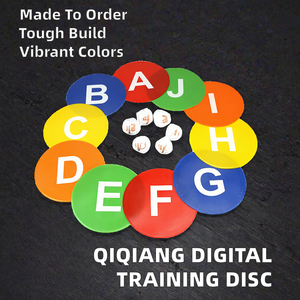 Qiqiang Digital Marker Disc PE Material Modelo ZAW11 Paquete de 1 para entrenamiento de baloncesto y fútbol - Product Image 2
