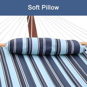 Danlong xách tay Polyester Thêm lớn chần cắm trại võng giường Pad ngay lập tức thiết lập - Product Image 2