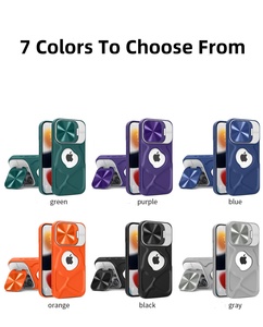 Nuova Cover Magnetica in TPU per <span class=keywords><strong>iPhone</strong></span> 17 Air 16 15 14 <span class=keywords><strong>13</strong></span> <span class=keywords><strong>Pro</strong></span> Max con <span class=keywords><strong>Protezione</strong></span> Lente e Supporto, Morbida Antiurto - Product Image 6