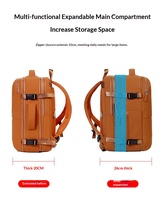 Sac à dos de grande capacité, étanche, extensible, pour ordinateur portable, avec port USB, pour les voyages et les affaires, sac à dos de compression sous vide