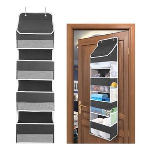 Organizador de Pared para Colgar Sobre la Puerta de Alta Calidad, Bolsa de Almacenamiento de Gran Capacidad con 4 Bolsillos y Cubierta Antipolvo, Organizador Colgante para Armario - Product Image 2
