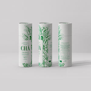 Tubes en papier kraft de qualité alimentaire recyclables de luxe pour le thé en vrac, boîte en carton vide personnalisée, emballage pour le thé - Product Image 4