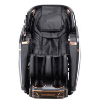 Fauteuil de massage haut de gamme avec cuir résistant au froid, construction robuste et chauffage intégral du corps, pour la maison et le bureau