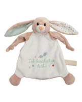 Doudou Lapin en Tissu 25x25cm Rose Polyester Couverture de Sécurité Bébé Tout-Petit Unisexe Cadeau Personnalisé OEM ODM Vente en Gros