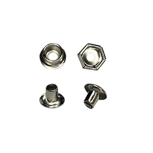 Accessori per batterie da <span class=keywords><strong>9V</strong></span>: Tappi terminali positivi/negativi, fibbia femmina, rivetto a forma di fiore, dado esagonale in ottone nichelato - Product Image 5