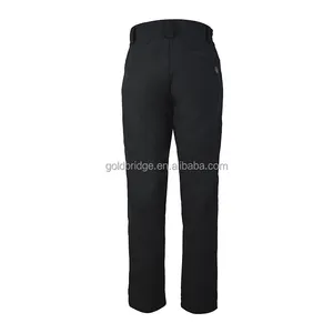 Pantalones deportivos de poliéster para hombre, ropa deportiva resistente al agua, transpirable, de 4 vías, color negro, precio de fábrica
