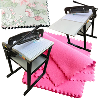Elektrische Textil- und Lederschneidemaschine mit Zickzackklinge, Vorhangstoff- und Bekleidungsproben-Schneidemaschine in Top-Qualität
