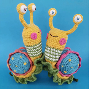 <span class=keywords><strong>2022</strong></span> nuovi animali Amigurumi personalizzati lumache all'uncinetto lumaca all'uncinetto - Product Image 6