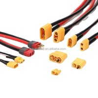 Prise de connecteur électrique XT60 1.25mm mâle et femelle avec faisceau de câbles de 80mm