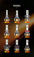 Nouvelles ampoules de phare LED R12 CSP 12V 120W 15000LM 6000K blanc pour rénovation de phares de voiture