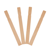 Varillas de madera de abedul multiusos desechables para mezclar fertilizantes de jardín, marcadores de plantas, suministros para camping y actividades al aire libre