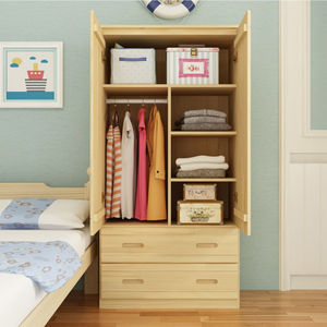 Meubles de chambre à coucher en bois massif de conception moderne armoire personnalisée pour la maison hôtel salon bureau à domicile fonction pliante - Product Image 2