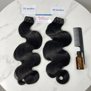 Extensiones de Cabello Humano 100% de Alta Calidad, Trama a Máquina, Doble Trama, Ondulado al Vapor, Cabello Virgen Vietnamita en Paquetes - Product Image 5