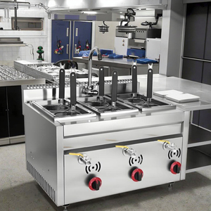 Équipement de <span class=keywords><strong>cuisine</strong></span> professionnel pour la restauration, cuisinière à gaz <span class=keywords><strong>en</strong></span> acier inoxydable pour faire bouillir des nouilles, adaptée aux cuisines d'hôtels et aux restaurants - Product Image 5