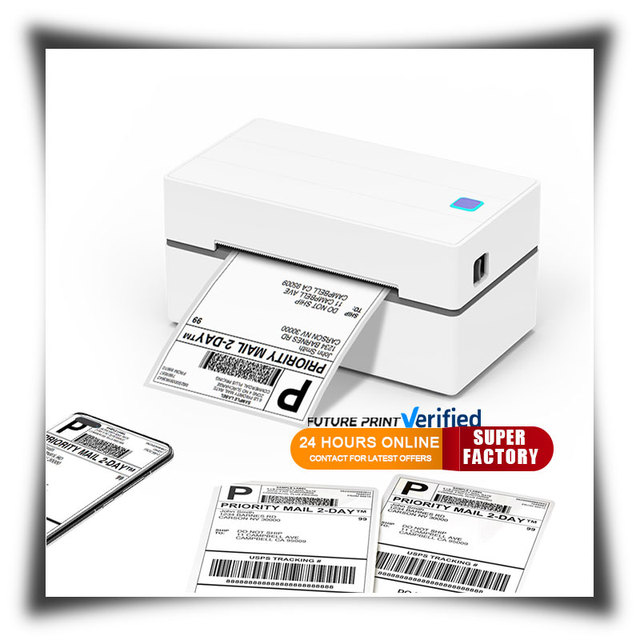 Y810 110mm Impresora Etiquetas Labels Printer 203dpi 4 Inch Order Waybill Printer 4x6 Thermal Shipping Label Printer