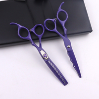 Ensemble de ciseaux de coupe de cheveux professionnels, pour la maison et le magasin, Kit de ciseaux de coupe de cheveux, ciseaux de barbier