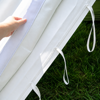Carpa para Eventos al Aire Libre de Gran Tamaño, Tipo Tubo de PVC Resistente, Impermeable y Resistente al Viento, Diseño Portátil para Ceremonias y Fiestas