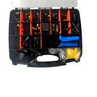 Kit de connecteurs de fils électriques pour voiture, 1/2/3/4/5/6 broches, étanches, mâle et femelle, avec outil de sertissage