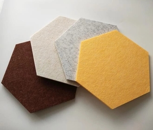 KDL Design moderne Panneaux acoustiques en feutre polyester PET hexagone <span class=keywords><strong>Mousse</strong></span> insonorisante Réduction du bruit 90% Panneaux de <span class=keywords><strong>bureau</strong></span> écologiques - Product Image 4