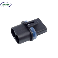 Boîtier de connecteur automobile étanche femelle 2 voies Aptiv APEX 2.8 Series 10717422 noir