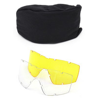 Lunettes tactiques de protection anti-vent pour le désert, lunettes CS, masque de protection des yeux, anti-buée