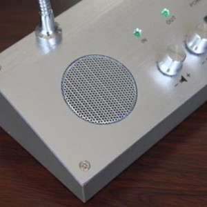 Système d'interphone filaire 250g avec haut-parleur pour utilisation au comptoir de banque - Product Image 1