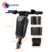 Sac Avant Trottinette Étanche Grande Capacité 3L, Étui Rigide en EVA pour Guidon de Trottinette et Vélo Pliant Universel