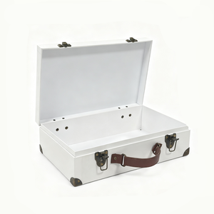 Sang trọng trang trí hộp giấy bao bì vali hộp giáng sinh Bìa du lịch vải giày Giấy hộp quà tặng với xử lý - Product Image 2