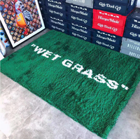 Tapis en mousse d'aire, design célèbre, caractère paysager, tapis d'intérieur, logo personnalisé découpé sur mesure