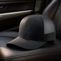 Casquette Trucker Unisexe Premium Vintage en Twill avec Maille Respirante et Visière Structurée – Casquette de Baseball Vierge pour Sports de Plein Air et Streetwear