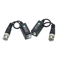 Amplificateur de signal de sécurité CCTV, câble coaxial, émetteur vidéo, balun, protection contre la foudre, transmission vidéo balun