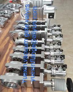 נירוסטה ואקום תריס פנאומטי <span class=keywords><strong>KF</strong></span> CF ISO שקופיות שער שסתום - Product Image 2