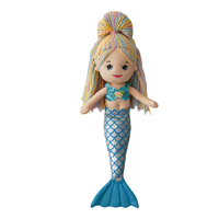 Poupée en peluche douce sirène princesse sexy mignonne multicolore multi-tailles pour filles, vente chaude, 35 cm