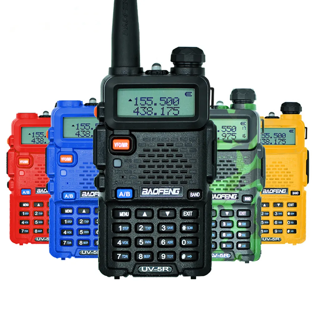 Talkie-walkie portable sans fil personnalisé UV 5R Vente en gros BF pratique GPS Radio bidirectionnelle talkie-walkie longue portée