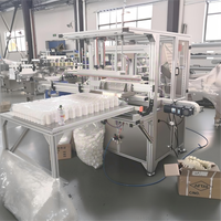 Machine d'emballage semi-automatique haute performance pour bouteilles en plastique avec emballage film/aluminium pour l'alimentation et les boissons (vente en gros)