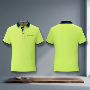 Camiseta Deportiva de Golf Casual de Manga Corta, Ajustada, Transpirable, 100% Poliéster, con Estampado por Transferencia de Calor, de Alta Calidad - Product Image 4